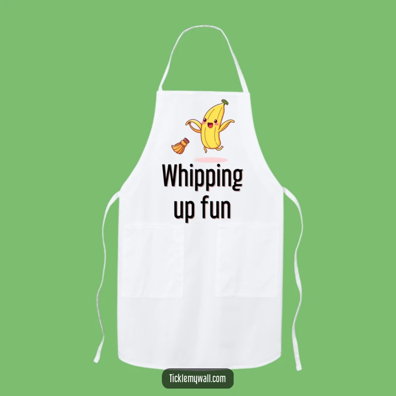 Funny Dancing Banana Peel Apron - Clean Up with Funky Moves!