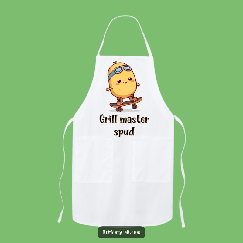 Funny Potato Skater Apron Cook Up Some Radical Meals