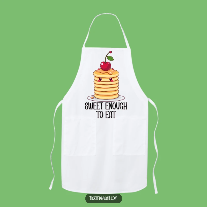 Funny Wobbly Pancake Apron, Kitchen Stacking Fun, Hilarious Gift for Cooks