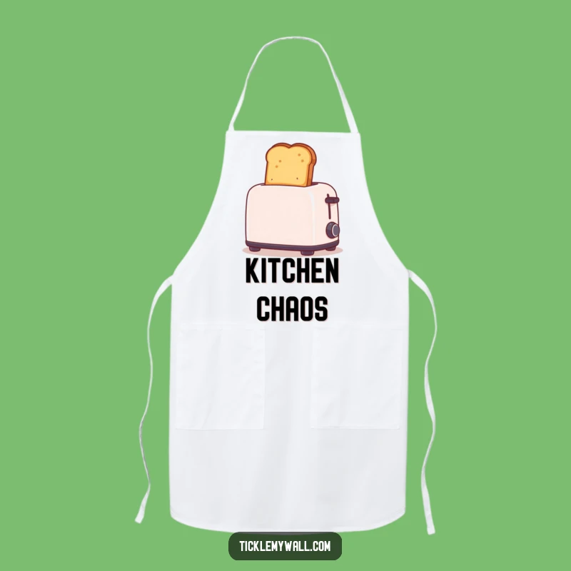 Funny Toast Apron: High Rise Kitchen Fun, Chef Funny Gift!