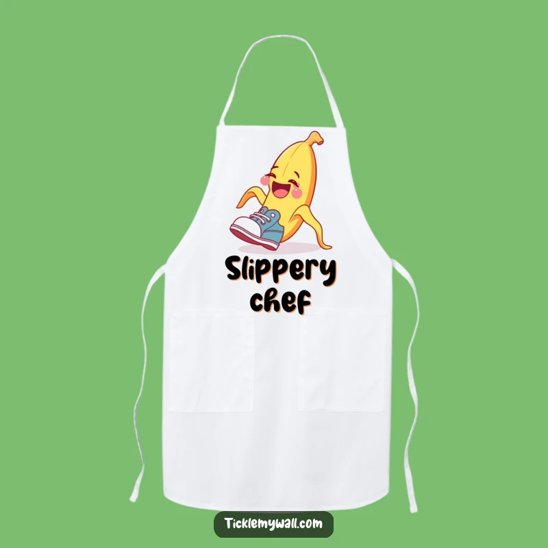 Kitchen Comedy Funny Banana Peel Apron - Slip Gag Gift