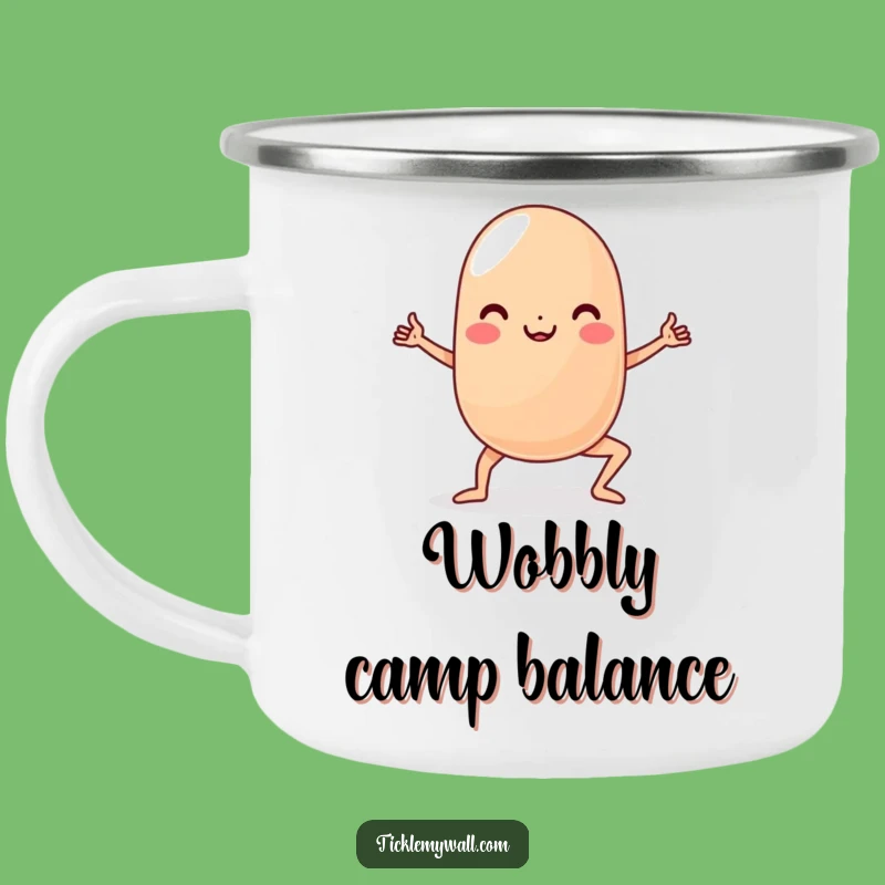 Funny Yoga Jelly Bean Camping Mug Trail Mix & Giggles Gift