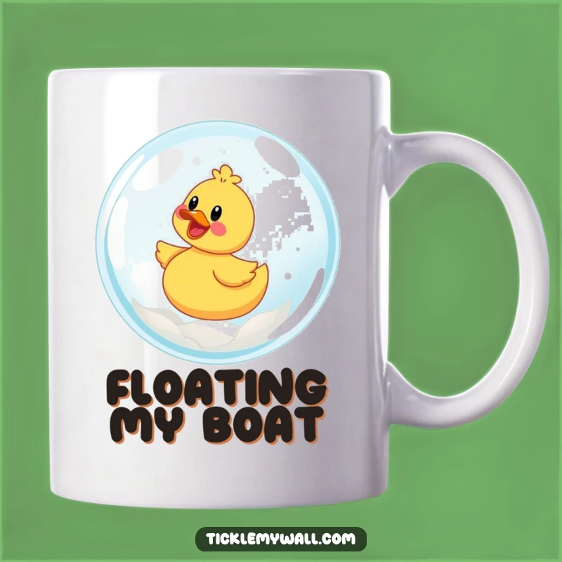 Funny Rubber Ducky Bubble Ride Mug: Joyful Bath Time Fun, Perfect Funny Gift