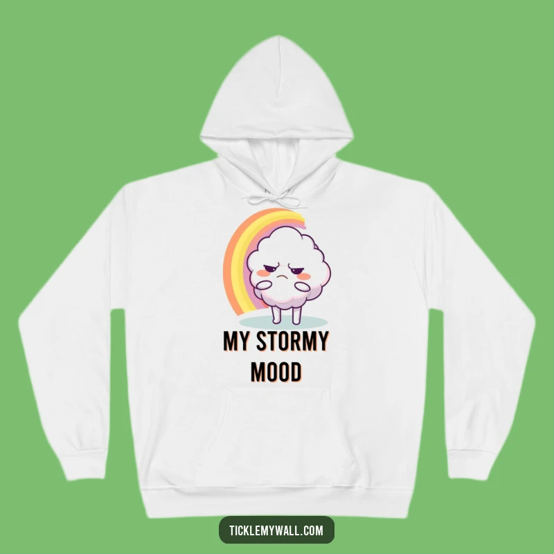 Funny Grumpy Cloud Hoodie: Cozy Cloudy Day Sweatshirt, Perfect Funny Gift