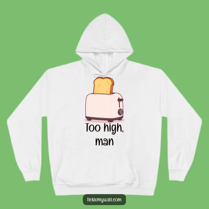 Funny Exploding Toast Hoodie: Cozy Breakfast Blast, Warm Funny Gift!