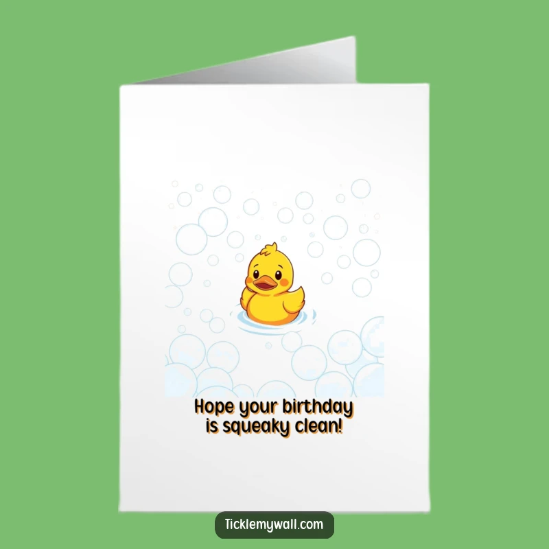 Free Printable Birthday Card: Confused Duck Bubble Maze for a Hilarious Downloadable Gift