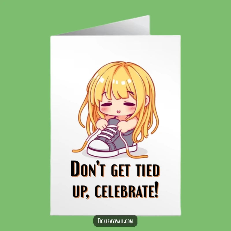 Free Printable Funny Spaghetti Birthday Card - Hilarious Downloadable Gift Idea