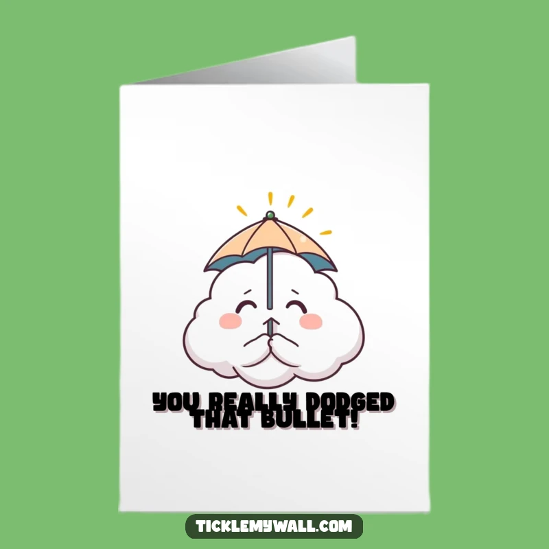 Free Printable Cloud Congratulations Card: Funny Downloadable Gift for Overcoming Challenges
