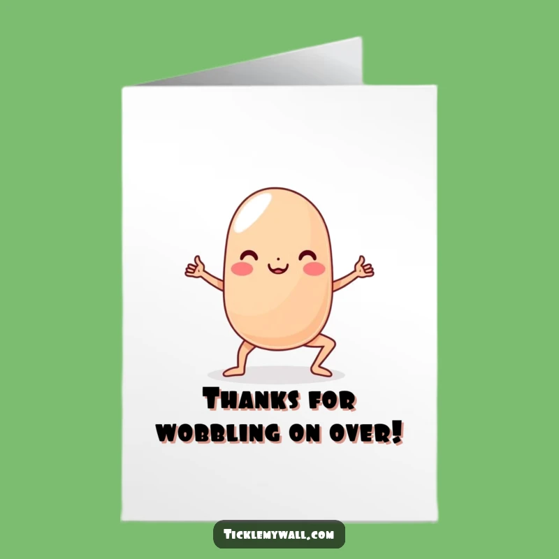 Free Printable Yoga Jelly Bean Thank You Card - Unique Downloadable Appreciation Gift!