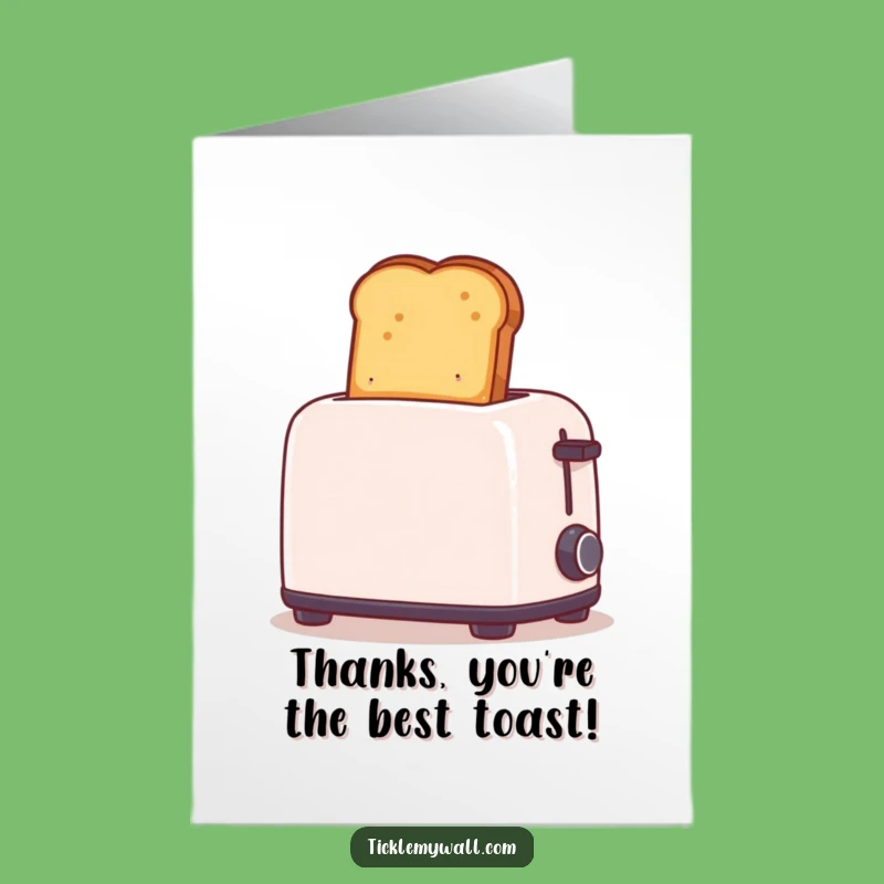 Free Printable Toast Thank You Card: High-Flying Gratitude Gift!