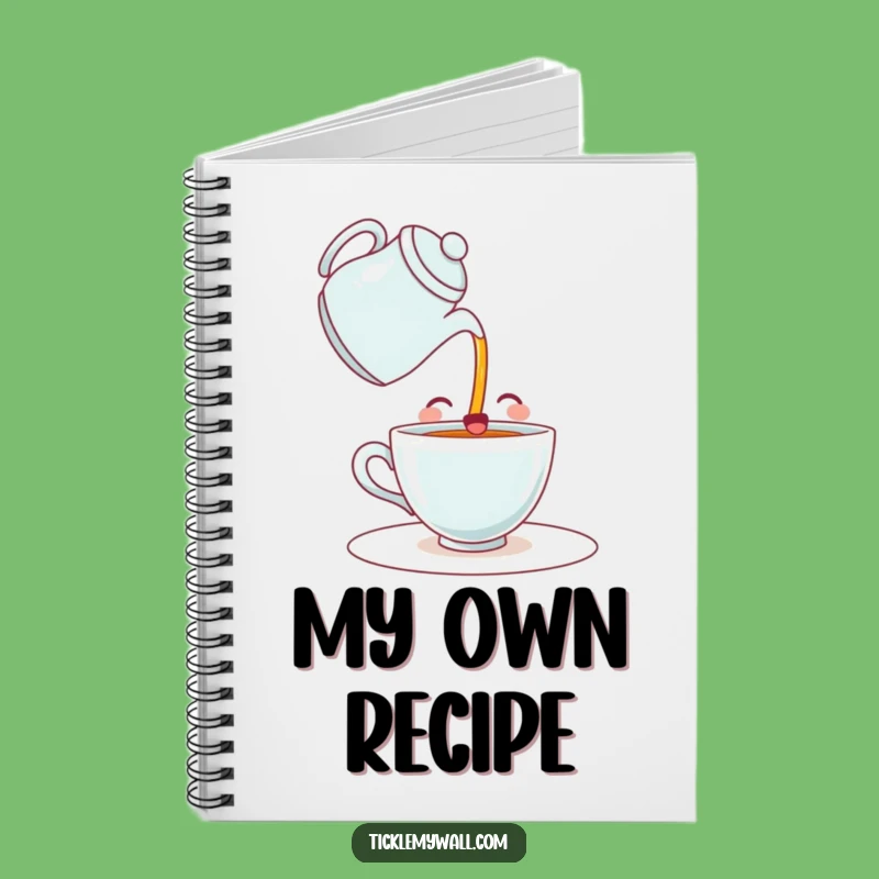 Funny Happy Teacup Notebook: Brew Up Ideas with Beverage Humor