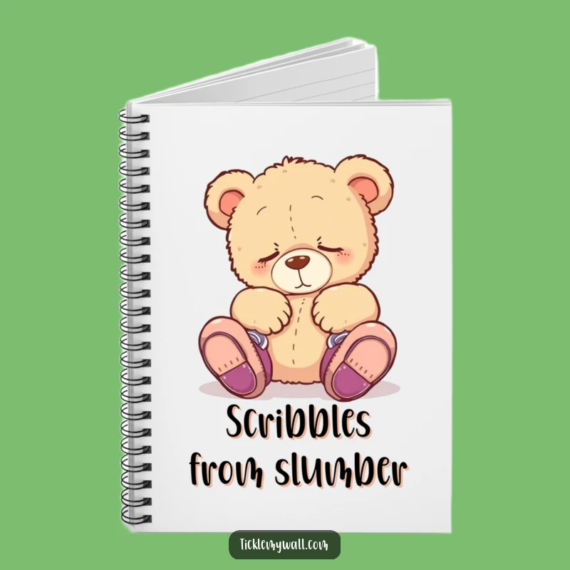 Funny Sleepy Teddy Bear Notebook: Journal Your Dreams with Adorable Humor