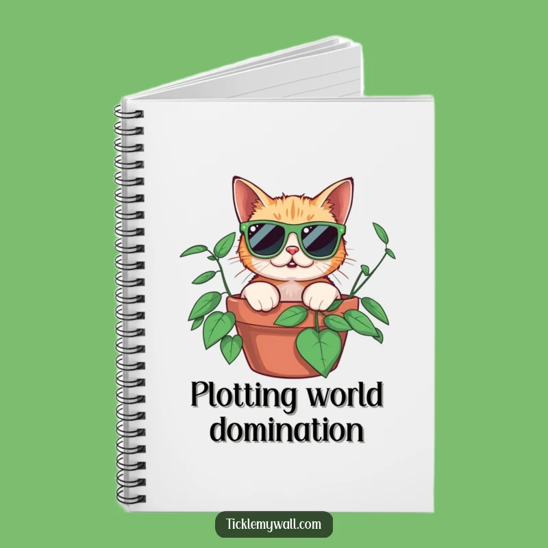 Funny Surprised Cat Notebook, Plan Your Day Peek, Hilarious Journal for Ideas