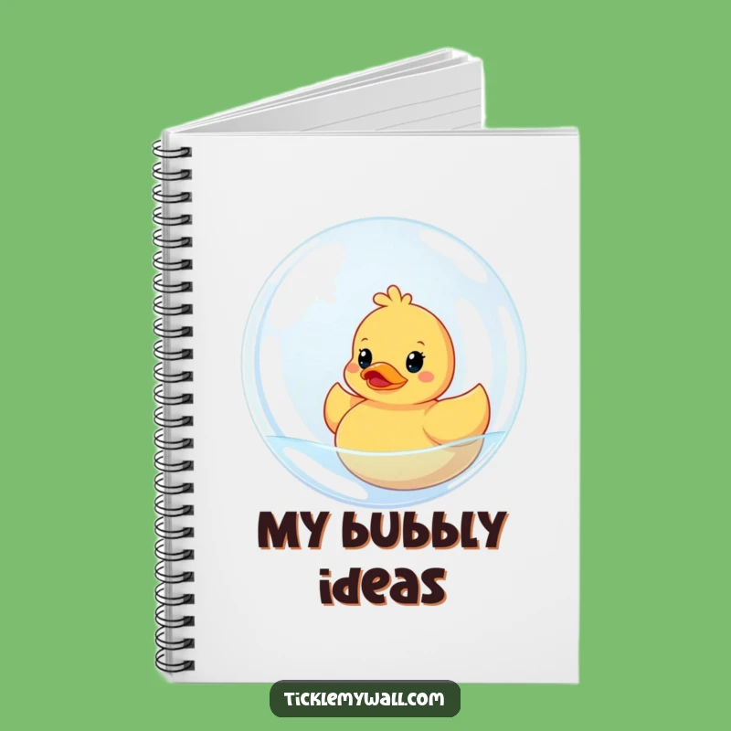 Funny Ducky Bubble Journal: Bath Time Notes, Perfect Funny Gift!