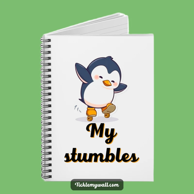 Funny Penguin Skate Journal: Hilarious Notes, Perfect Funny Gift!