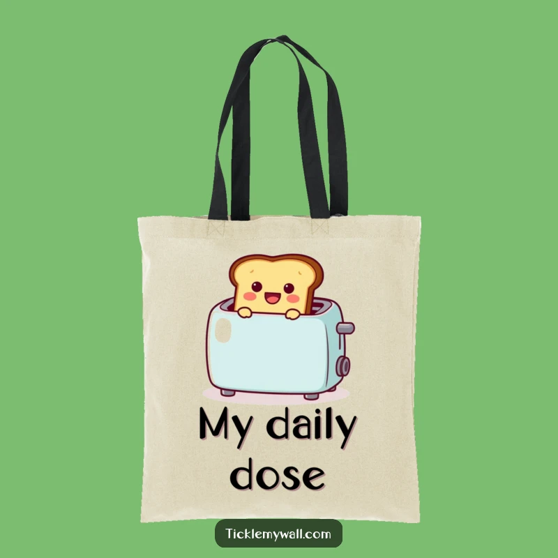Funny Toast Tote Bag: Carry Your Morning Celebration, A Hilarious Gift