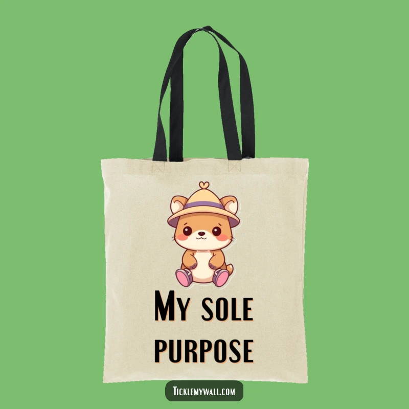 Funny Animal Tote Bag Gift - Carry Your Laughs with This Quirky Pet!